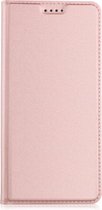 Shop4 - Samsung Galaxy A6 Plus (2018) Hoesje - Book Case Business Rosé Goud