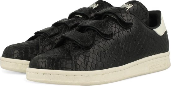 adidas STAN SMITH CF W S32170 - schoenen-sneakers - Vrouwen - zwart/zwart -  maat 37 | bol