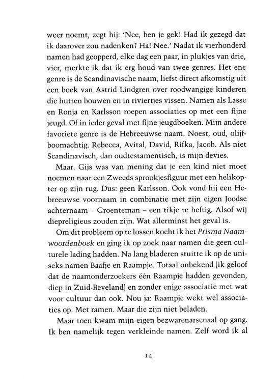 Achterkant van een boek met tekst over zwangerschap en moederschap, met de titel 'Het jaar dat ik (2x) moeder werd'.