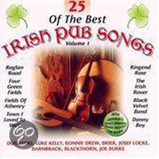 25 Of The Best Irish Drinking Songs Vol. 1, various artists CD (album