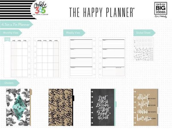 Me and My Big Ideas Happy Planner Mini A Well Crafted Life | bol.com