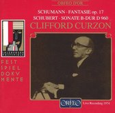 Clifford Curzon - Fantasie Op. 17/Schubertsonate D 96 (CD)