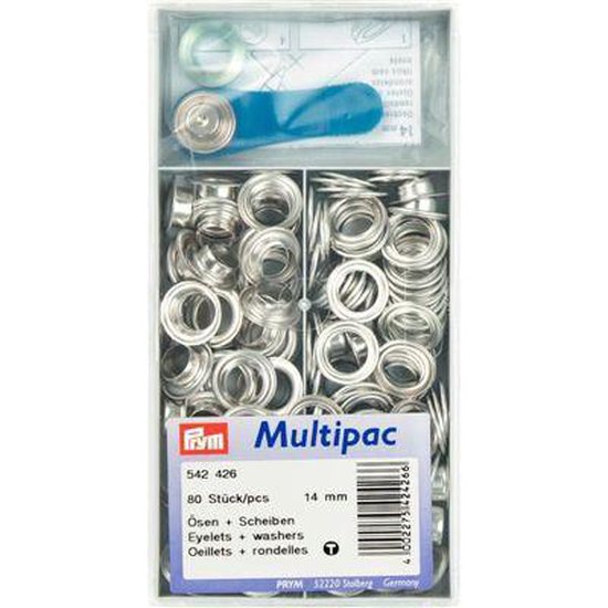 Ringen met schijven 80 stuks prym Multipac 14 mm | bol.com