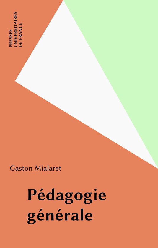 Pédagogie générale - cover