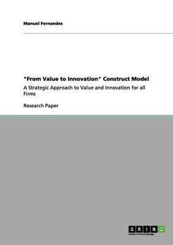 From Value to Innovation Construct Model - cover