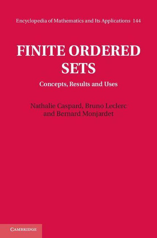 Encyclopedia of Mathematics and its Applications 144 - Finit ... - cover
