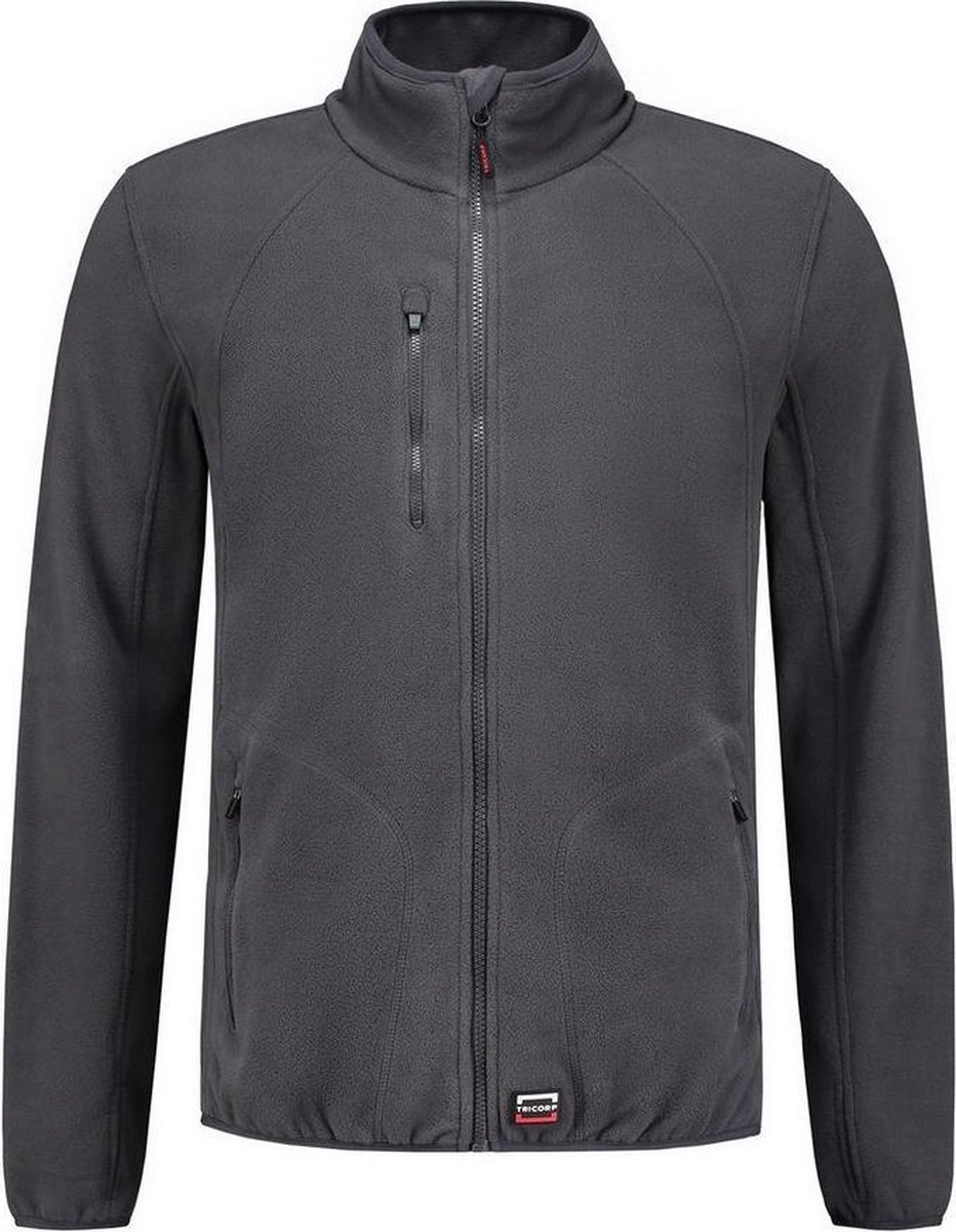 Tricorp 301012 Sweatvest Fleece Luxe - Donkergrijs - XL