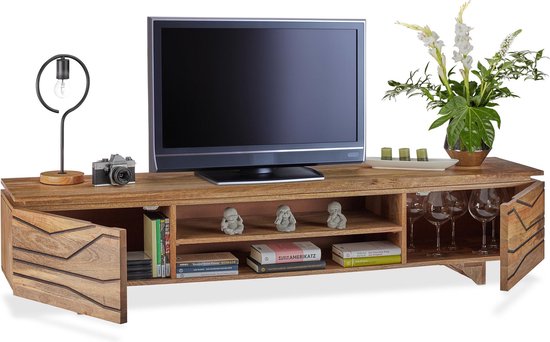 Native Home tv-meubel 180 cm - tv kast 4 vakken - dressoir voor televisie  -... | bol.com