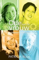 Boekomslag 'Ode aan de vrouw' met vier portretten van vrouwen op verschillende leeftijden.