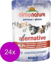 Almo Nature Hfc Cat Pouch Alternative Chicken - Nourriture pour chats - 24 x 55g