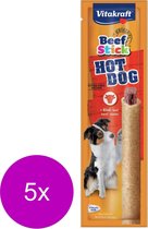 Vitakraft Beefstick Hot Dog Rund - Hond - Snack - 5 x 30 gr