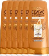 L'Oréal Paris Elvive Extraordinary Oil Conditioner - 6 x 200ml - Fijne kokosolie - Voordeelverpakking