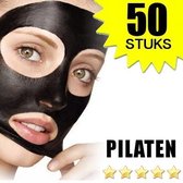 50 x Blackhead Masker Strips Deluxe | Pilaten | Mee eters verwijderen dankzij het Zwarte masker | Nu met Gratis Dermarolling.nl Coupon