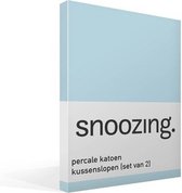 Snoozing - Kussenslopen - Set van 2 - Percale katoen - 60x70 cm - Hemel