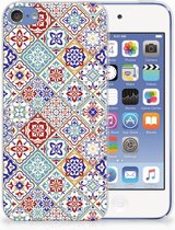 Geschikt voor iPod Touch 5 | 6 Uniek TPU Hoesje Tiles Color