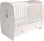 Polini French Ledikant met Lade - Wit