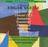 Varese: Works Vol 2 (1925-1961) / Kent Nagano