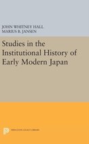 Studies in the Institutional History of Early Modern Japan