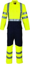 Havep 20001 Overall Fluo Geel/Marine maat 46