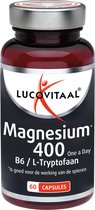 Lucovitaal Magnesium 400 Vitamine B6 en L-Tryptofaan Voedingssupplement - 60 Capsules