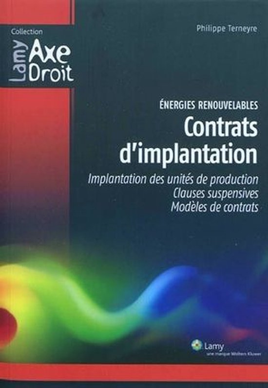 Axe droit - Energies renouvelables : Contrats d'implantation - cover