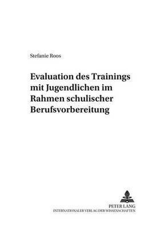 Evaluation des Trainings mit Jugendlichen im Rahmen schulisc ... - cover