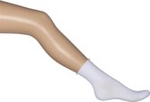 Bonnie Doon - Dames - Roll Down Sock - Wit - maat 36-41 (2 paar)
