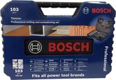 Ensemble d'accessoires Bosch Professional de 103 pièces