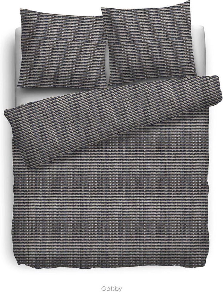 Heckettlane HnL Living Gatsby - Dekbedovertrek - Katoensatijn - Litsjumeaux extra breed - 260 x 200/220 - Multi