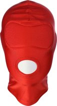 Banoch - Mask/1 hole Red - Spandex Masker - BDSM - Rood