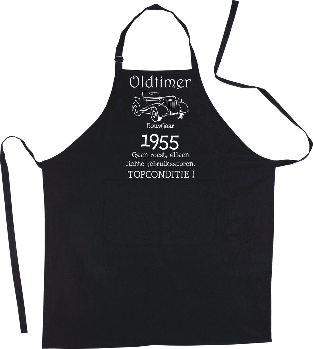 Mijncadeautje Luxe Keukenschort Oldtimer 1955