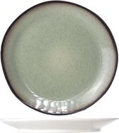 Assiette plate Cosy & Trendy Fez / Ø 28 cm - Vert - Set-4