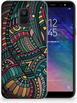 Geschikt voor Samsung Galaxy A6 (2018) TPU Hoesje Design Aztec