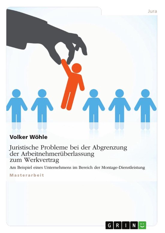 Juristische Probleme bei der Abgrenzung der Arbeitnehmerübe ... - cover