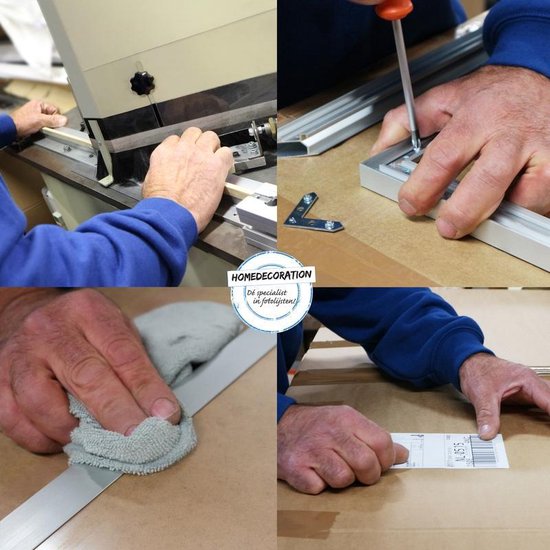 Homedecoration Almelo - Cadre photo - Format photo - 41 x 50 cm - Noir