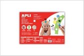 Apli Kids EVA Foam vellen 60 x 40 cm Wit - 5 vel