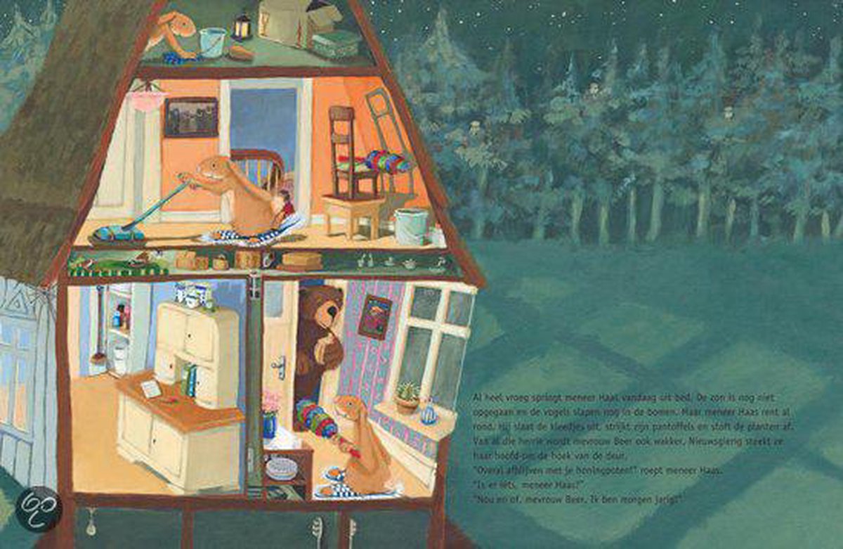 Meneer Haas en mevrouw Beer - Meneer Haas en mevrouw Beer zijn jarig