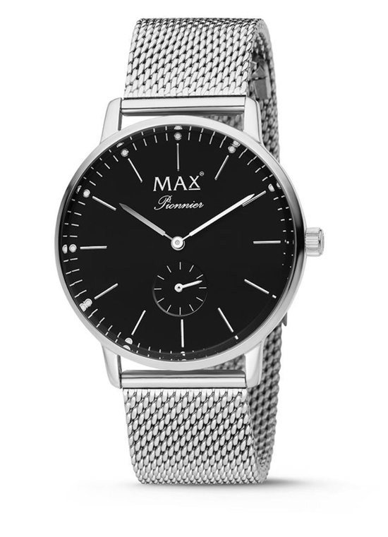 Max 5 -MAX728 - Horloge - Staal - Zilverkleurig - 40 mm