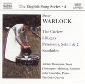Adrian Thompson, Christopher Maltman, John Constable, The Duke Quartet - Warlock: English Songs 4 (CD)