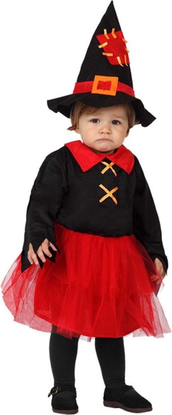 peddelen methaan Lee Halloween kostuum voor baby's rode heks - Kinderkostuums - 74 - 80" |  bol.com