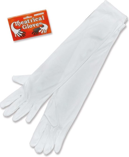 Bijbel Hoelahoep Assert Witte lange handschoenen voor volwassenen | bol.com