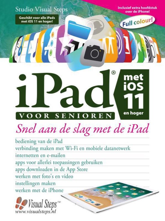 9789059055544 - iPad voor senioren met iOS 11 en hoger