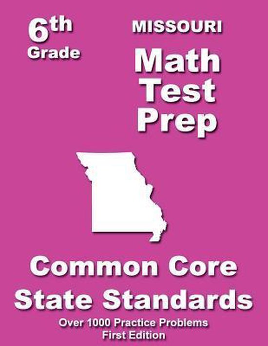 Missouri 6th Grade Math Test Prep - cover