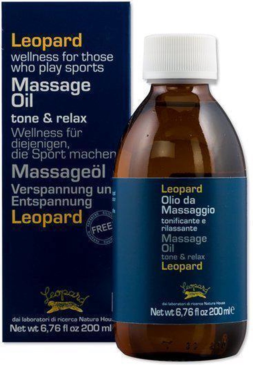 Goedkoopste Leopard - 100 Natuurlijke Etherische Massageolie-200 ml.