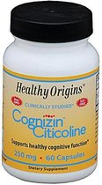 Cognizin Citicoline 250 mg (60 Capsules) - Healthy Origins