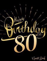 Happy 80th Birthday Guest Book