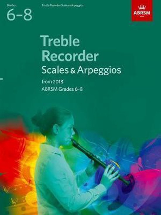 Treble Recorder Scale Arpeggios 6-8 2018