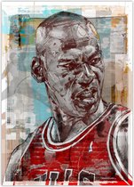 Michael Jordan, Chicago Bulls print (50x70cm)