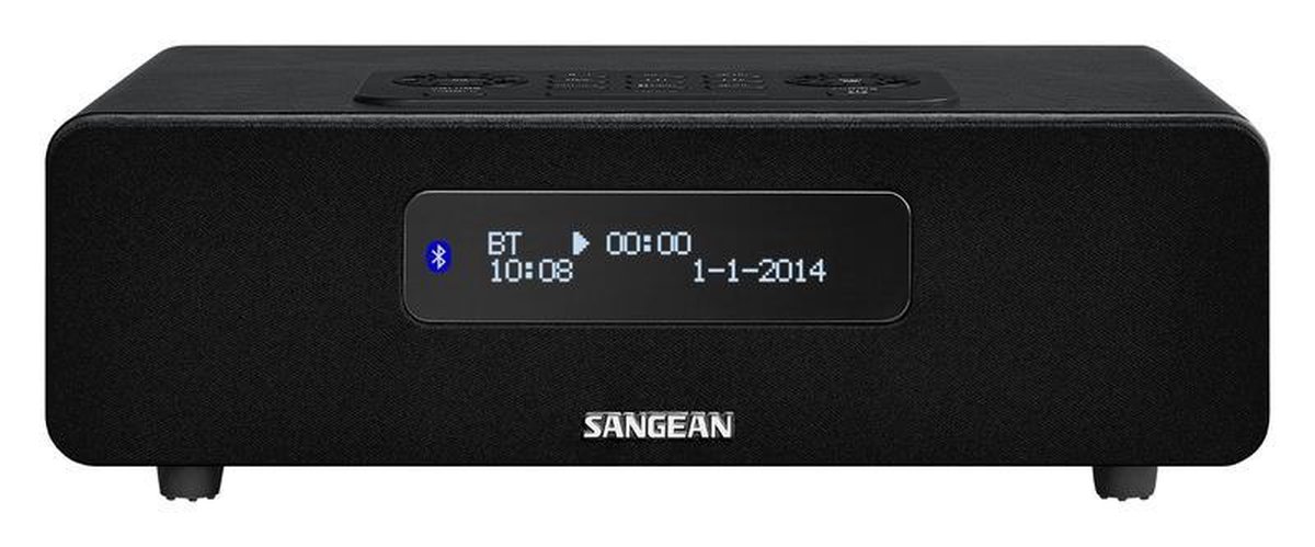 Sangean DDR-36 - DAB Radio met Bluetooth - Tafelradio met DAB+ en FM - Zwart