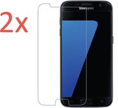 2 Screenprotector voor Samsung Galaxy S7 - Tempered Glass Screenprotector Transparant 2.5D 9H (Gehard Glas Screen Protector)